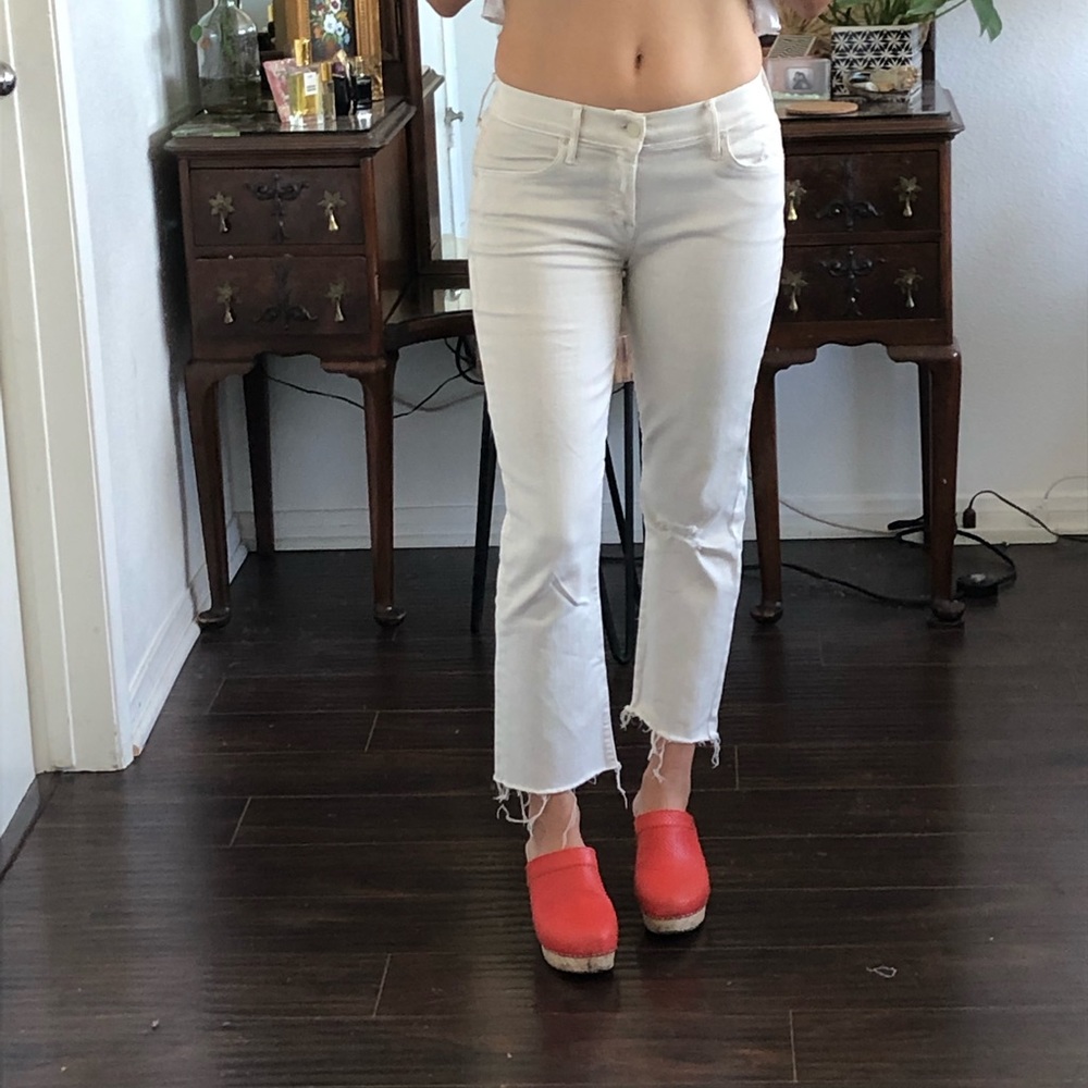 MOTHER denim “Rascal Ankle Snippet”